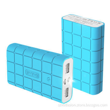 New fashion Glaring universal Mobile Power Bank with 8,000mAh Capacity and Dual USB Output